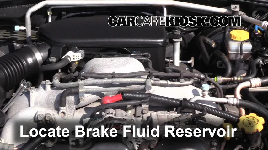2007 Subaru Impreza 2.5i 2.5L 4 Cyl. Sedan Brake Fluid Add Fluid